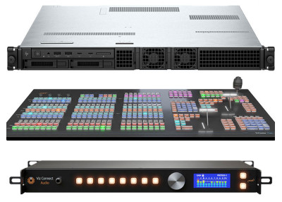 Vizrt Vizion Rack 16 with Flex Dual and Connect Audio