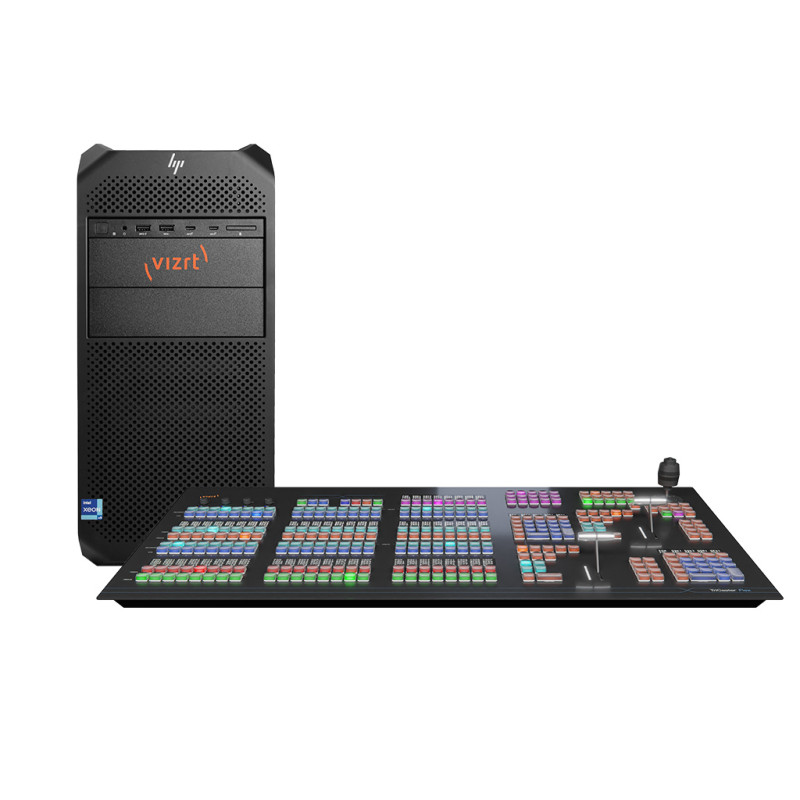 Vizrt Vizion Tower 8 with Flex Dual Control Panel