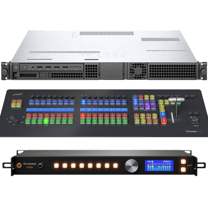 Vizrt Vizion Rack 8 with Flex and Connect Audio