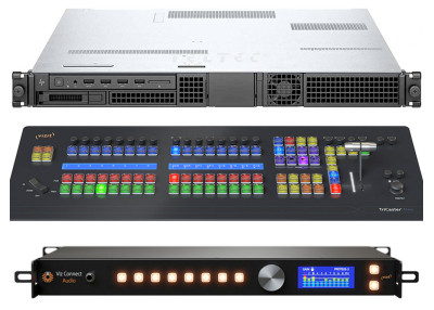 Vizrt Vizion Rack 8 with Flex and Connect Audio