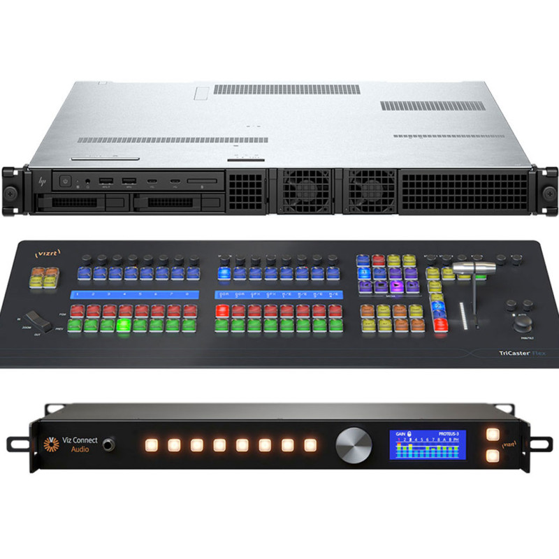 Vizrt Vizion Rack 16 with Flex and Connect Audi