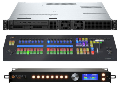 Vizrt Vizion Rack 16 with Flex and Connect Audi