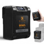 K&F Batterie V-Mount 6700mAh 99Wh 14,8V PD65W Noir