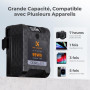 K&F Batterie V-Mount 6700mAh 99Wh 14,8V PD65W Noir