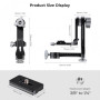 K&F Rotule pendulaire version allégée 360° avec plaque dégagement