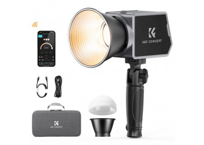 K&F Lampe Vidéo PL 60B 60W COB LED avec Batterie intégrée de 4500mAh
