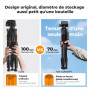 K&F Trepied Alu + tete panoramique Charge 4Kg