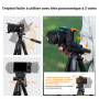 K&F Trepied Alu + tete panoramique Charge 4Kg