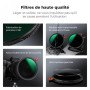 K&F Filtre NANO-X series 3 in 1 ND2-32+CPL+1/4 black mist 55mm