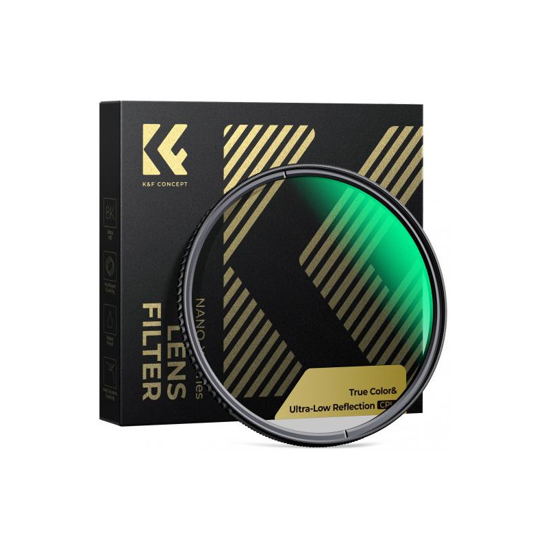 K&F Filtre Nano X series CPL true color 72mm