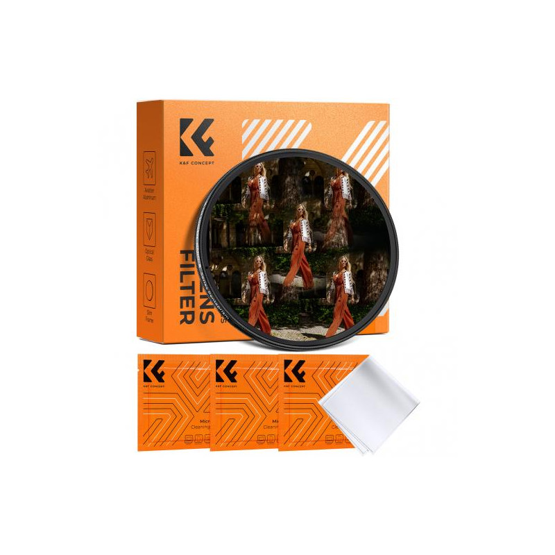 K&F Filtre Nano-B series Prisme + 3 chiffons microfibre 67mm
