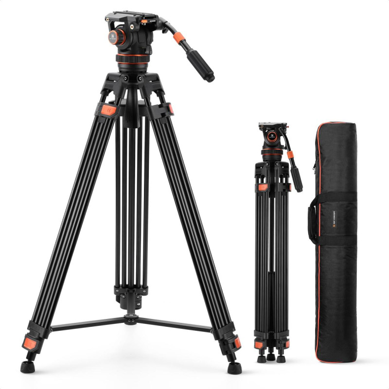 K&F Concept Trepied video aluminium