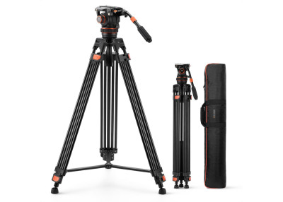 K&F Concept Trepied video aluminium
