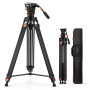 K&F Concept Trepied video aluminium