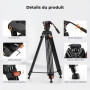 K&F Concept Trepied video aluminium