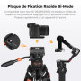 K&F Concept Trepied video aluminium