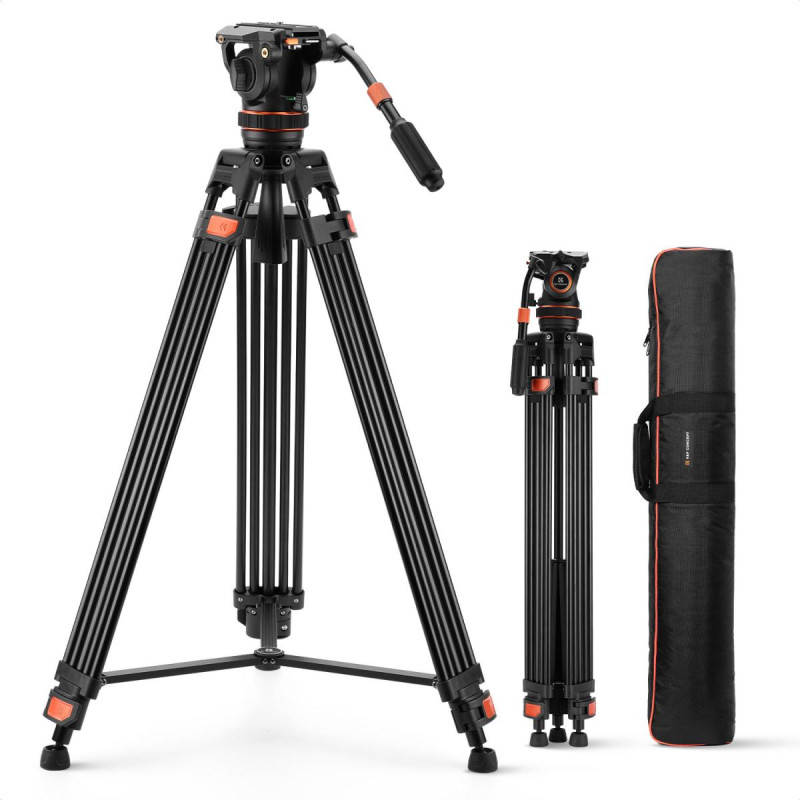 K&F Concept Trepied video aluminium