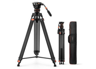 K&F Concept Trepied video aluminium