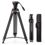 K&F Concept Trepied video aluminium