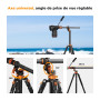 K&F Concept Trepied avec rotule hydraulique 230cm (Charge max 5 kg)