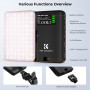K&F Concept LED portable 3000K-10000K 84 Leds
