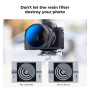 K&F Concept Filtre MCUV + CPL + ND4 revêtement bleu 67mm
