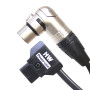 Hawk-Wood Câble D-Tap(M) vers XLR 3-pin R/A (F) - 45cm