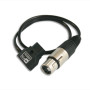 Hawk-Wood Câble D-Tap(M) vers XLR 3-pin (F) - 45cm