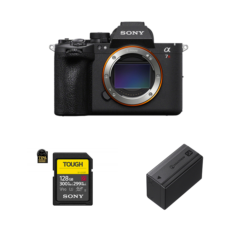 Sony A7R VI + carte Sony Tough SD 128GB UHS-II + batterie NP-SA100