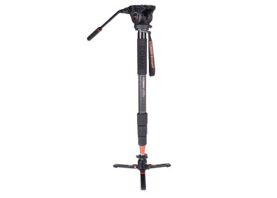 Coman DX428CQ5 Monopode carbone Ø36 mm avec tête vidéo Q5 et trépied 