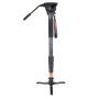 Coman DX428CQ5 Monopode carbone Ø36 mm avec tête vidéo Q5 et trépied 