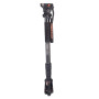 Coman DX428CQ5 Monopode carbone Ø36 mm avec tête vidéo Q5 et trépied 
