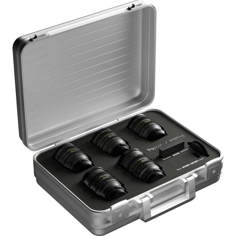 Thypoch Simera-C Kit de 5 21/28/35/50/75mm T/1.5 monture E - Noir
