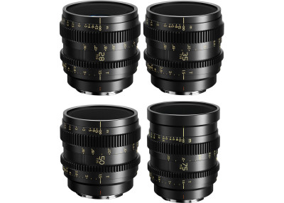 Thypoch Simera-C Kit de 4 28/35/50/75mm T/1.5 monture E - Noir