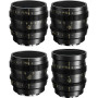 Thypoch Simera-C Kit de 4 28/35/50/75mm T/1.5 monture E - Noir