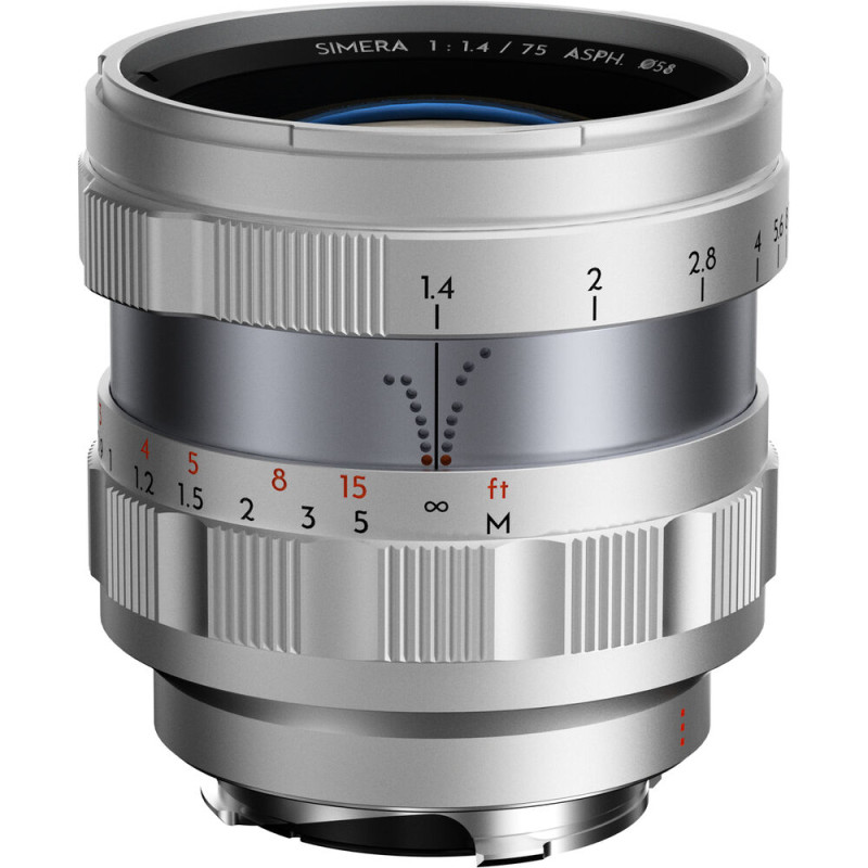 Thypoch Simera 75mm f/1.4 monture M - Argent