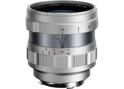 Thypoch Simera 75mm f/1.4 monture M - Argent