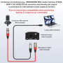 J&D Câble Audio USB C vers XLR pour Microphone