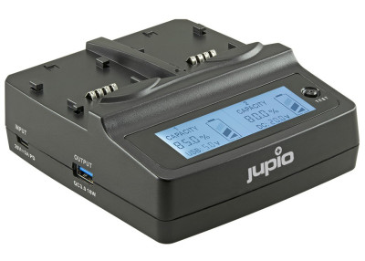 Jupio Chargeur Plaque Double pour Canon LP-E8