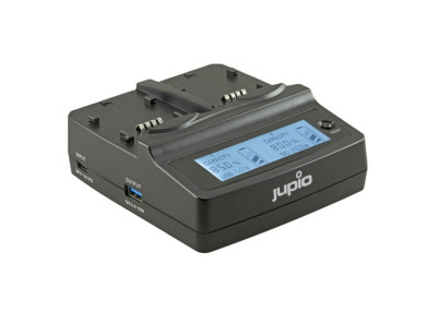 Jupio JDC0010V2 Chargeur Duo LCD universel sans plaque