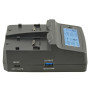 Jupio JDC0010V2 Chargeur Duo LCD universel sans plaque
