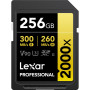 Lexar SDXC 256GB 2000x Professional UHS-II (U3) Class 10