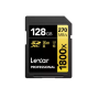 Lexar professionnel SDXC UHS-II 1800X 128GB BL v60 Gold
