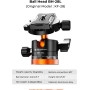 K&F Concept Trepied aluminium avec rotule 360° - Hauteur max 1,71m
