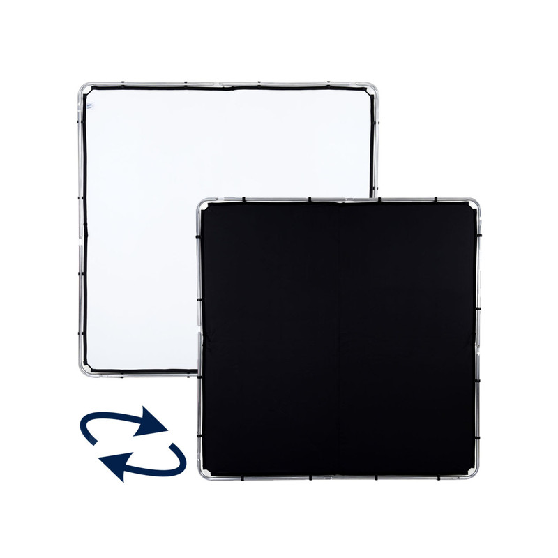 Manfrotto Toile Rapide Skylite Large 2mx2m Noir/Blanc