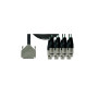 Cordial Câble interface sub-D/8 XLR femelles 3 m