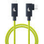 Angelbird Câble flexible™ solide USB-C 4.0 à angle droit Lime 32 cm