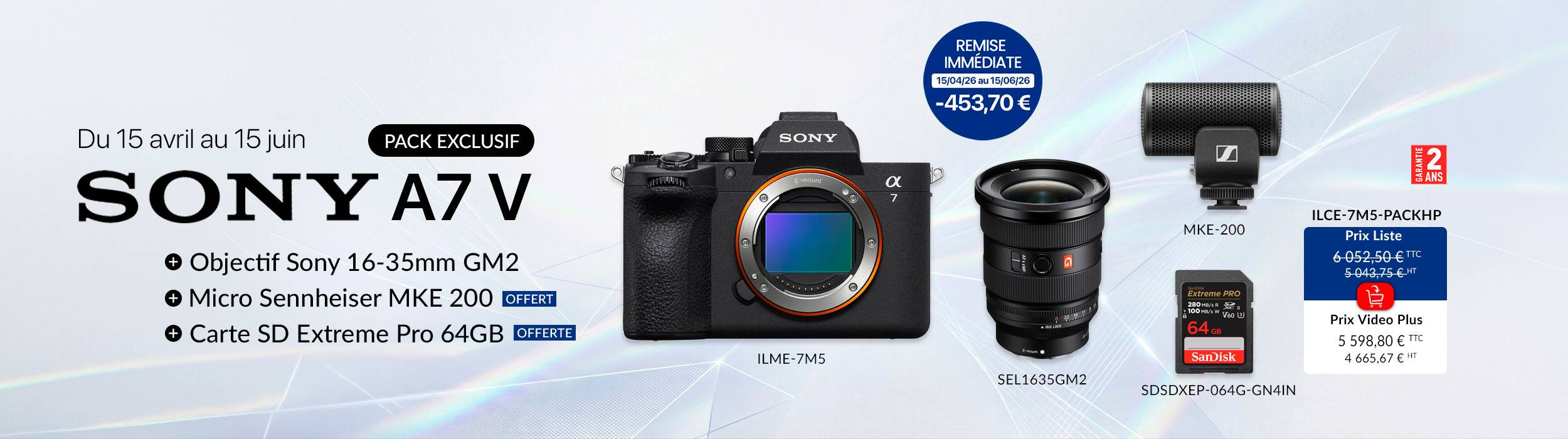Sony pack exclusifs FX3A