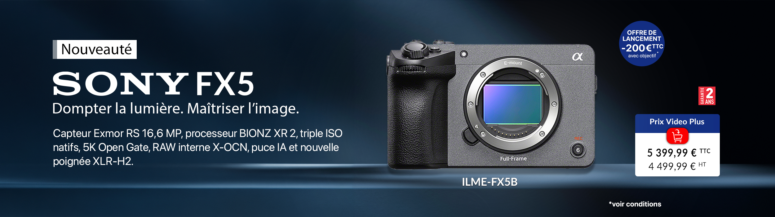 Sony FX5 Nouveauté 